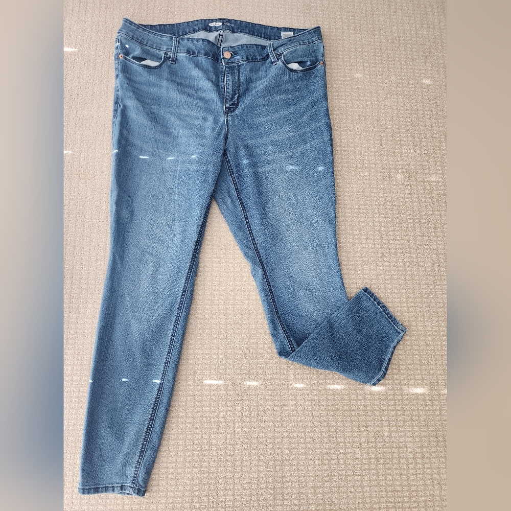 Size 20 Old Navy Super Skinny Women's Blue Jeans